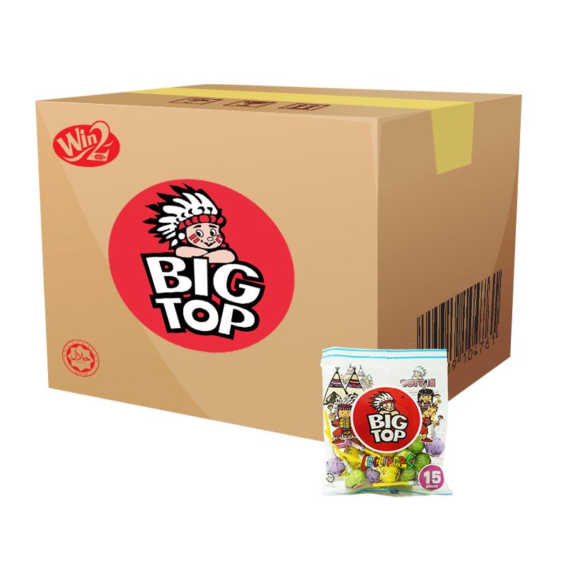 BIG TOP SOUR POPS LOLLIPOPS 